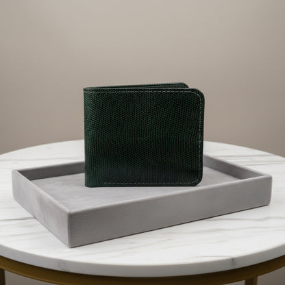 Saurian Fold | Exotic Bifold Wallet | Lizard Skin