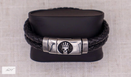 Skull King Bracelet Jon B Leather