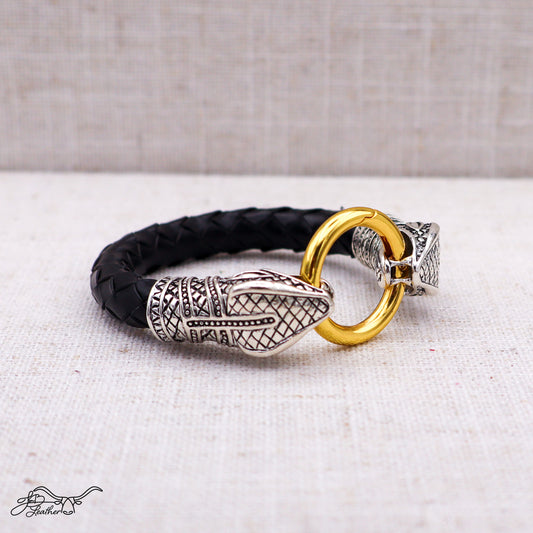 Serpent Bracelet - Jon B Leather