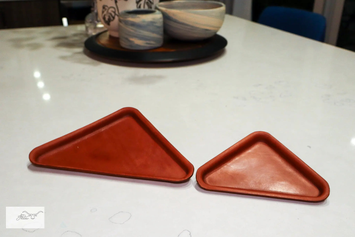 Triangle Trays Jon B Leather