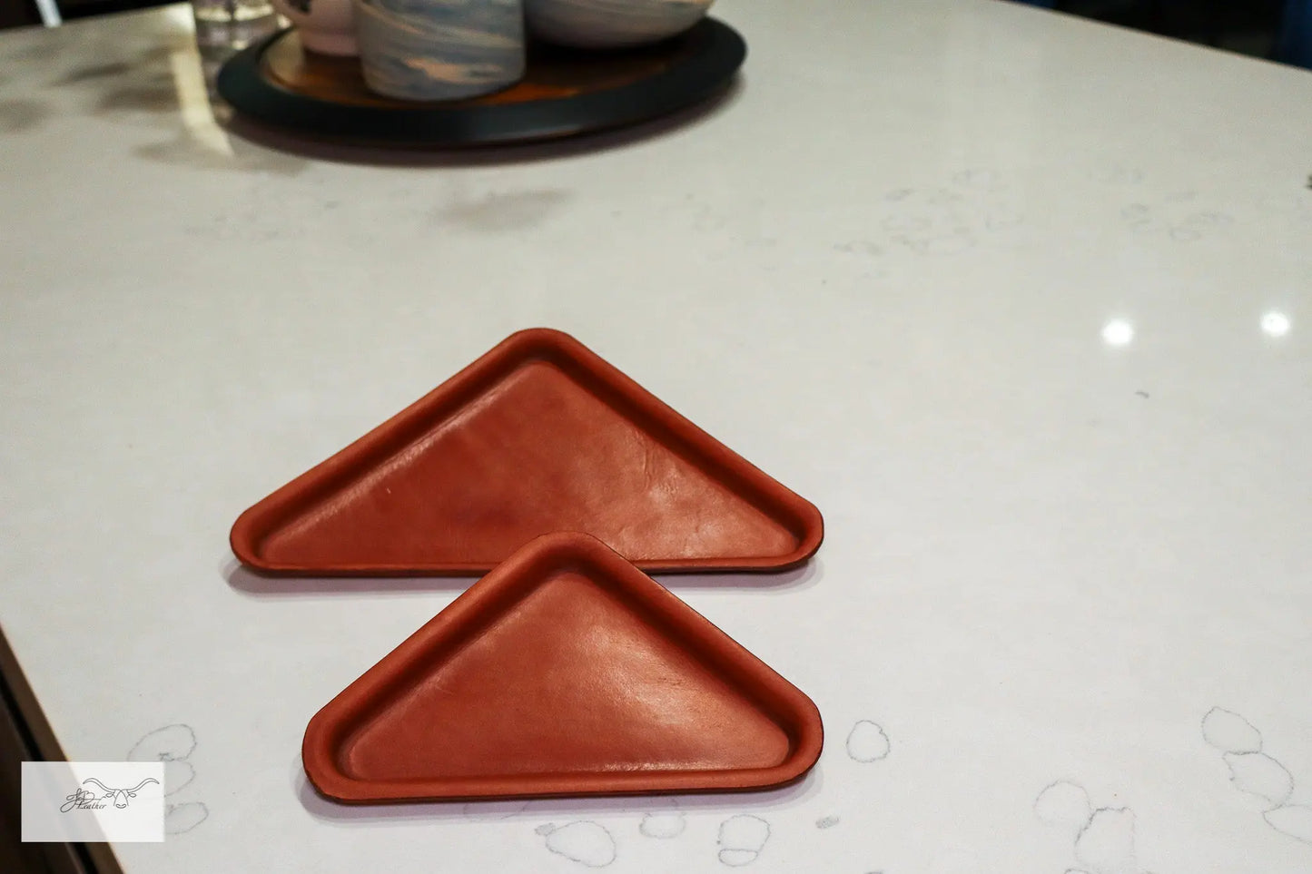 Triangle Trays Jon B Leather