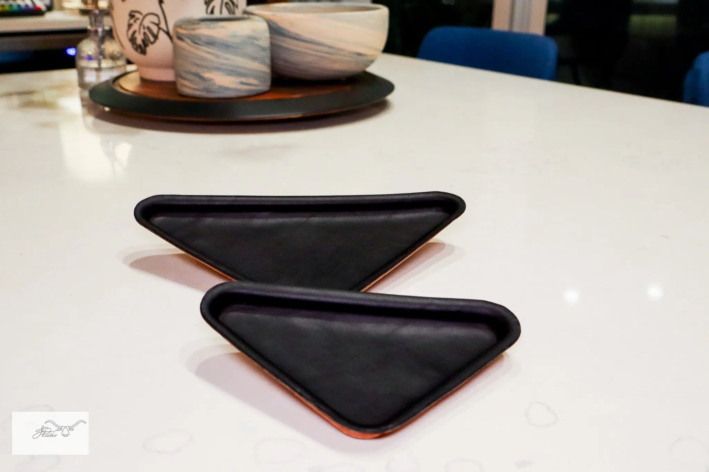 Triangle Trays Jon B Leather