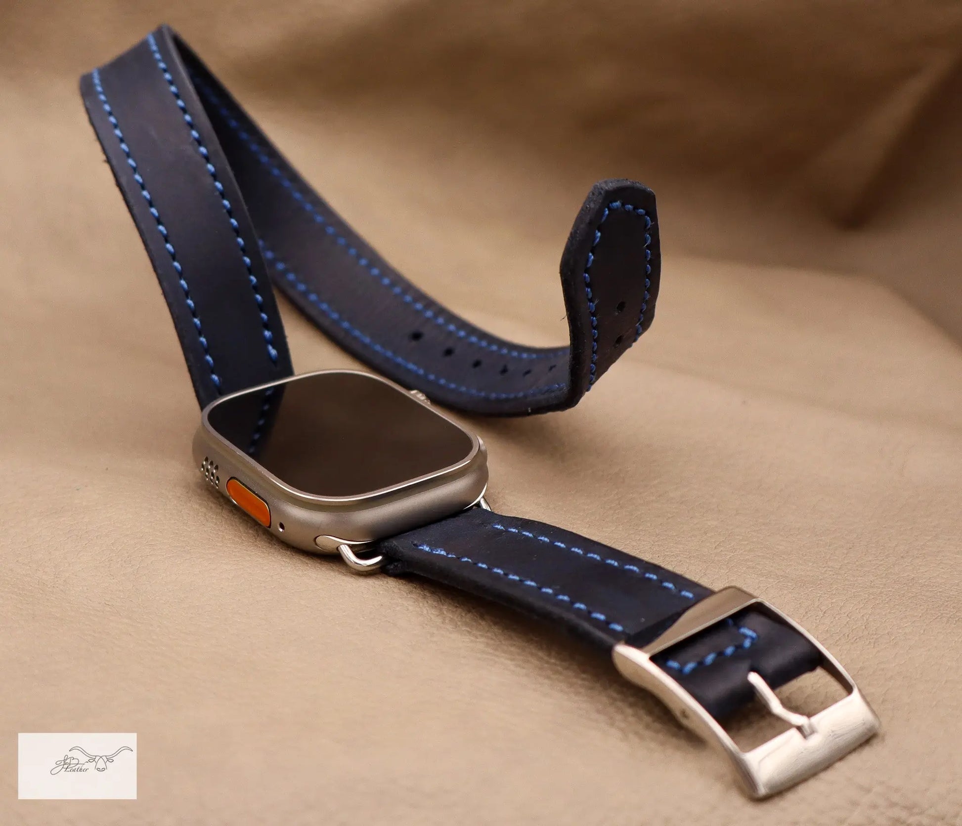 Double Wrap Apple Watch Band Jon B Leather