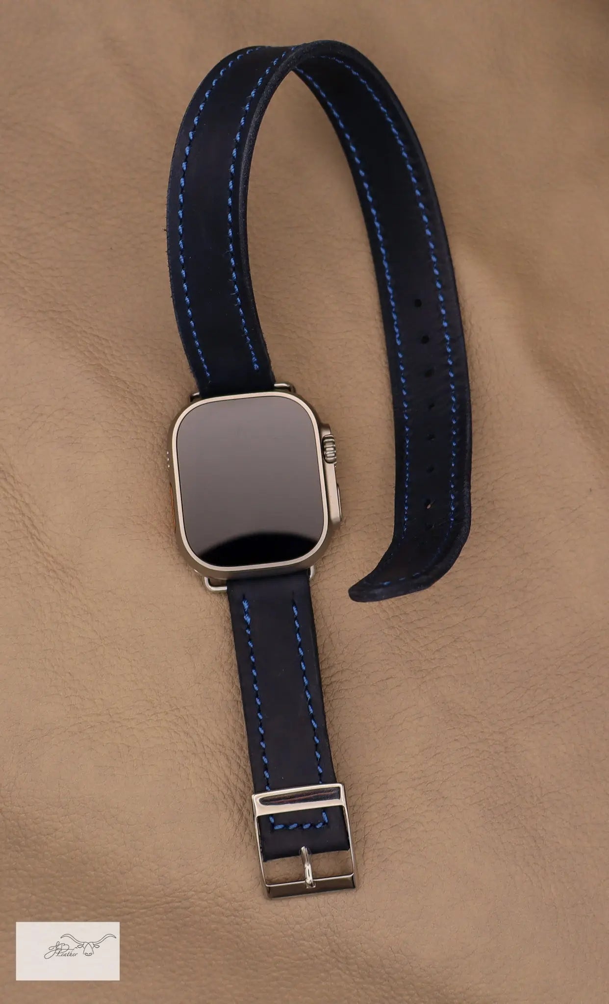 Double Wrap Apple Watch Band Jon B Leather