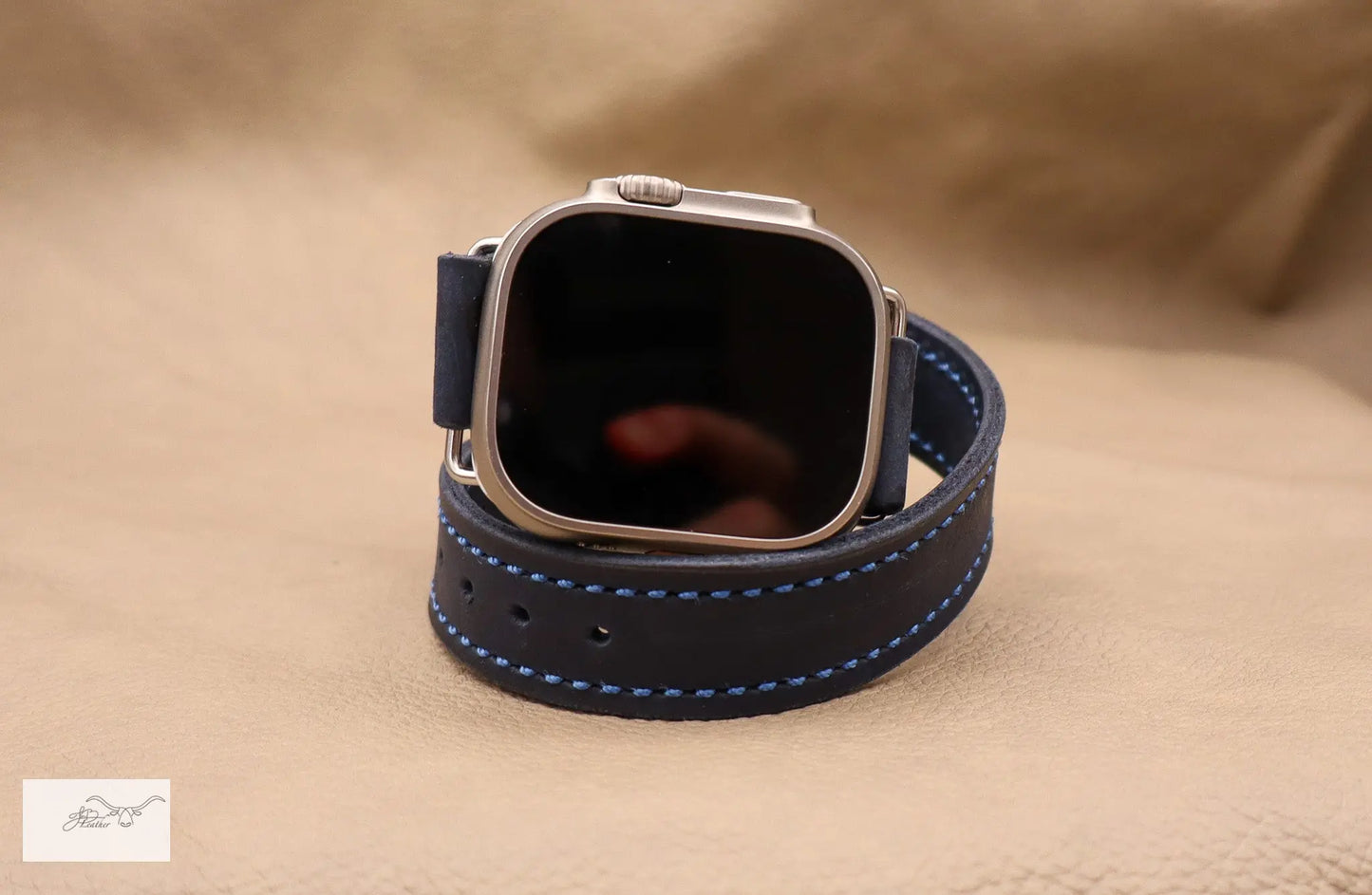 Double Wrap Apple Watch Band Jon B Leather