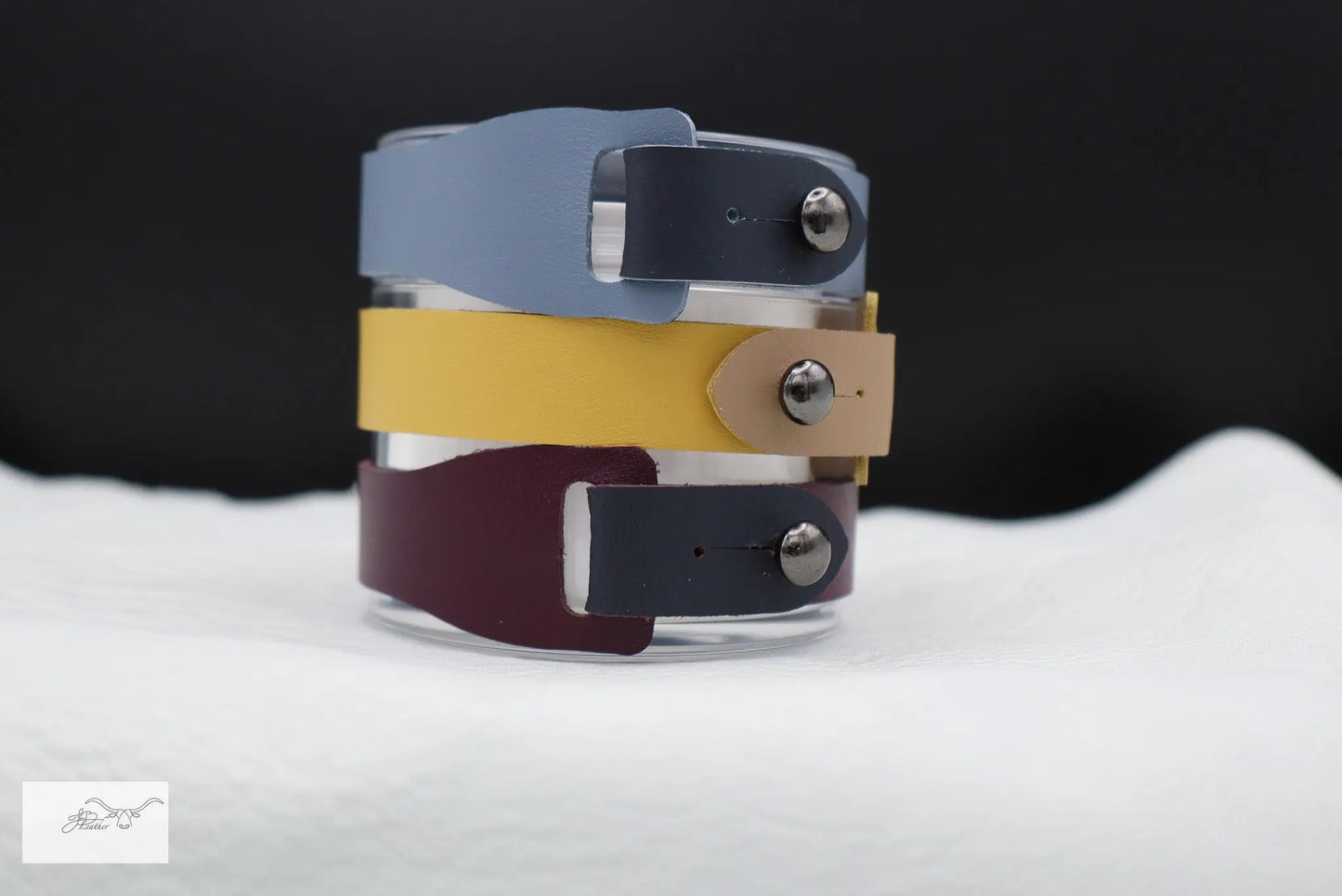 Wrap Strap Bracelet (Set of 3) Jon B Leather