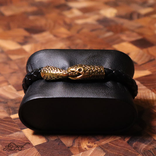 Serpent Bracelet Wrap - Jon B Leather