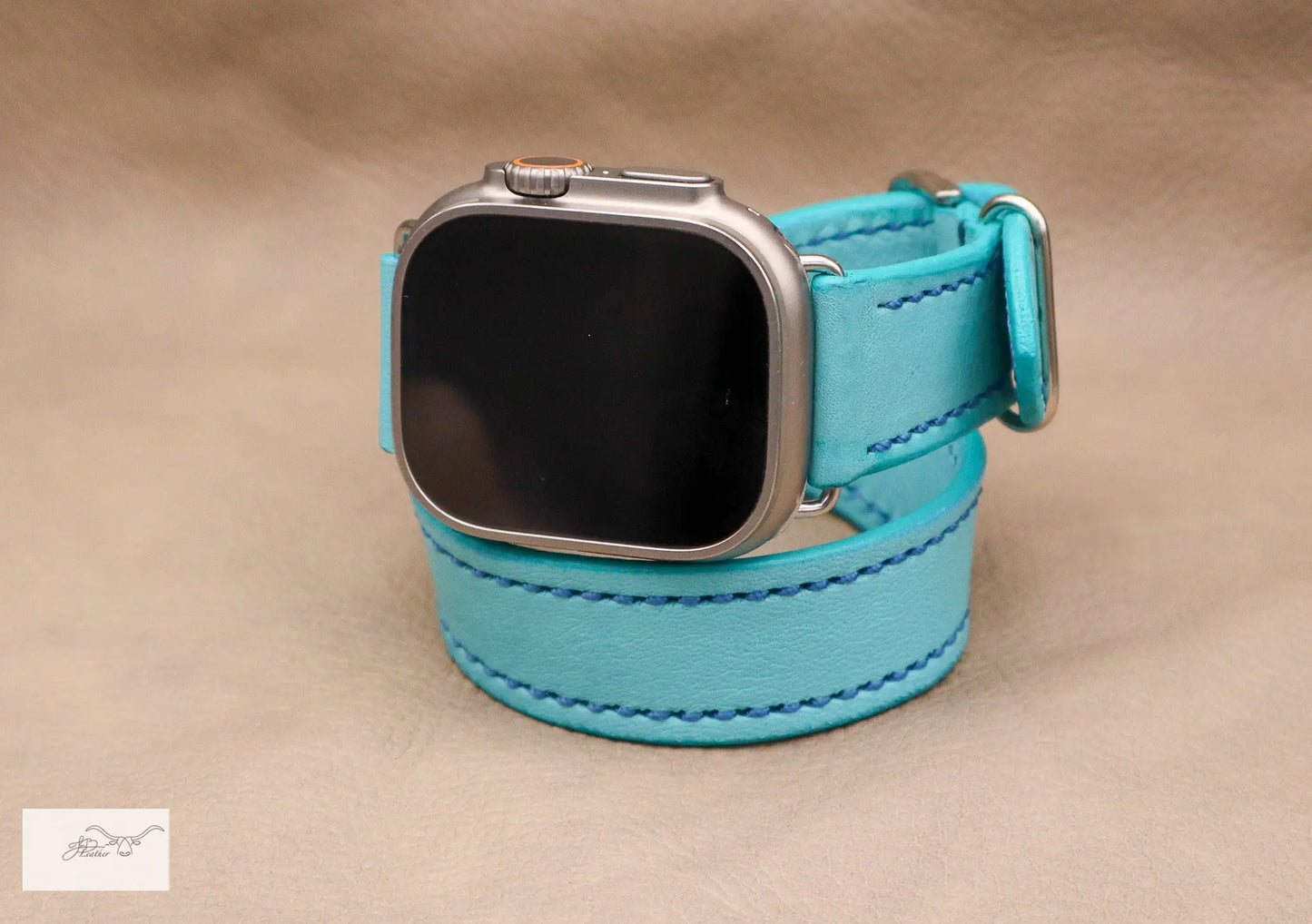 Double Wrap Apple Watch Band Jon B Leather