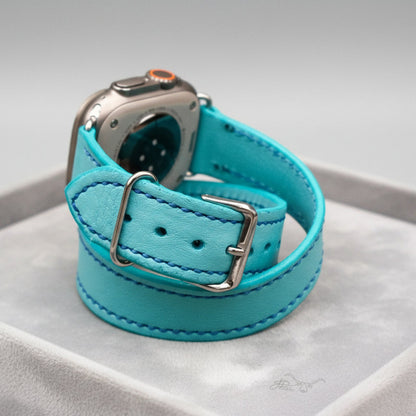 Double Wrap Apple Watch Band Jon B Leather