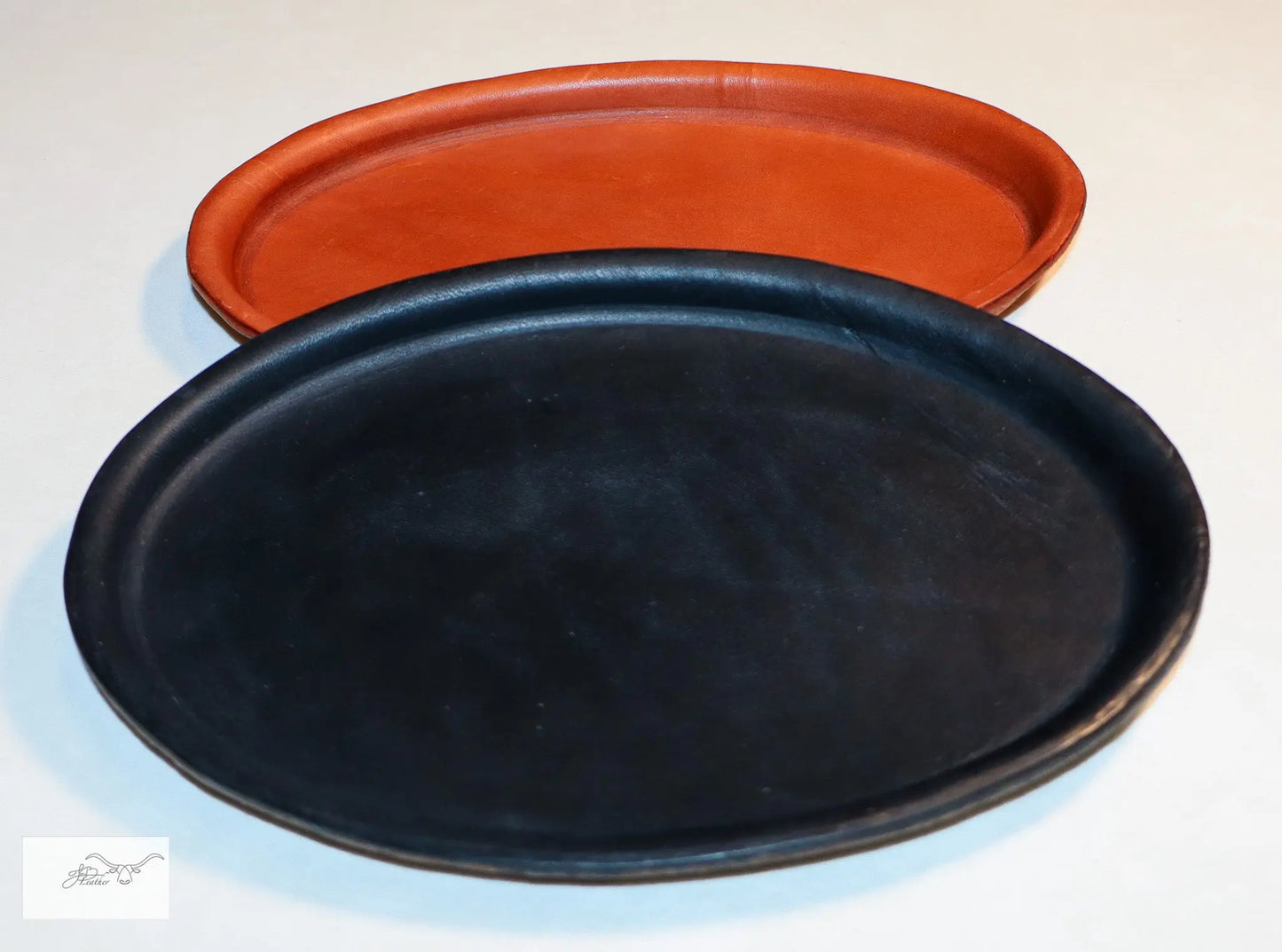 Oval Tray Jon B Leather