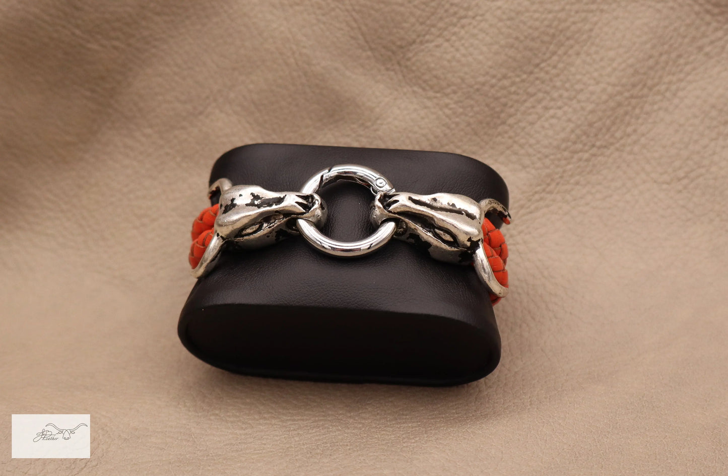 Longhorn Bracelet Jon B Leather