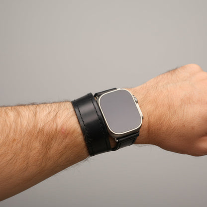 Double Wrap Apple Watch Band Distinctive and Stylish for everyone Jon B Leather