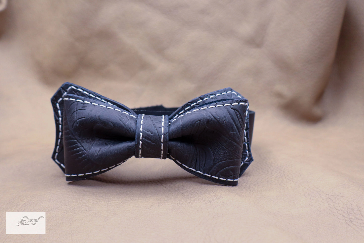 Leather Bow Tie Jon B Leather