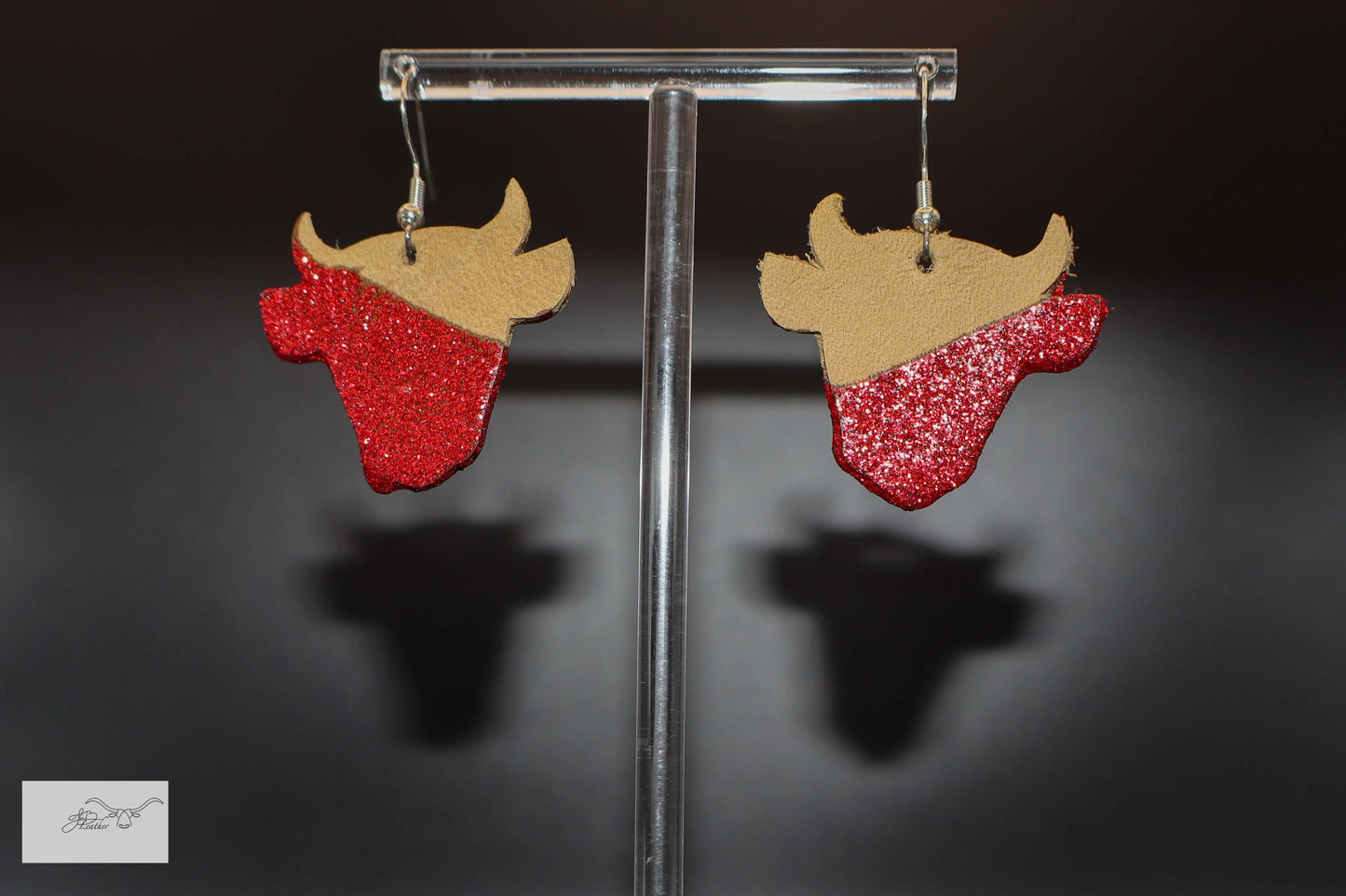 Long Horn Earrings - grab attention everywhere you go Jon B Leather