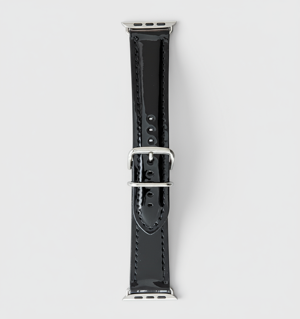 Lustré Temps | Watch Strap | Patent Leather