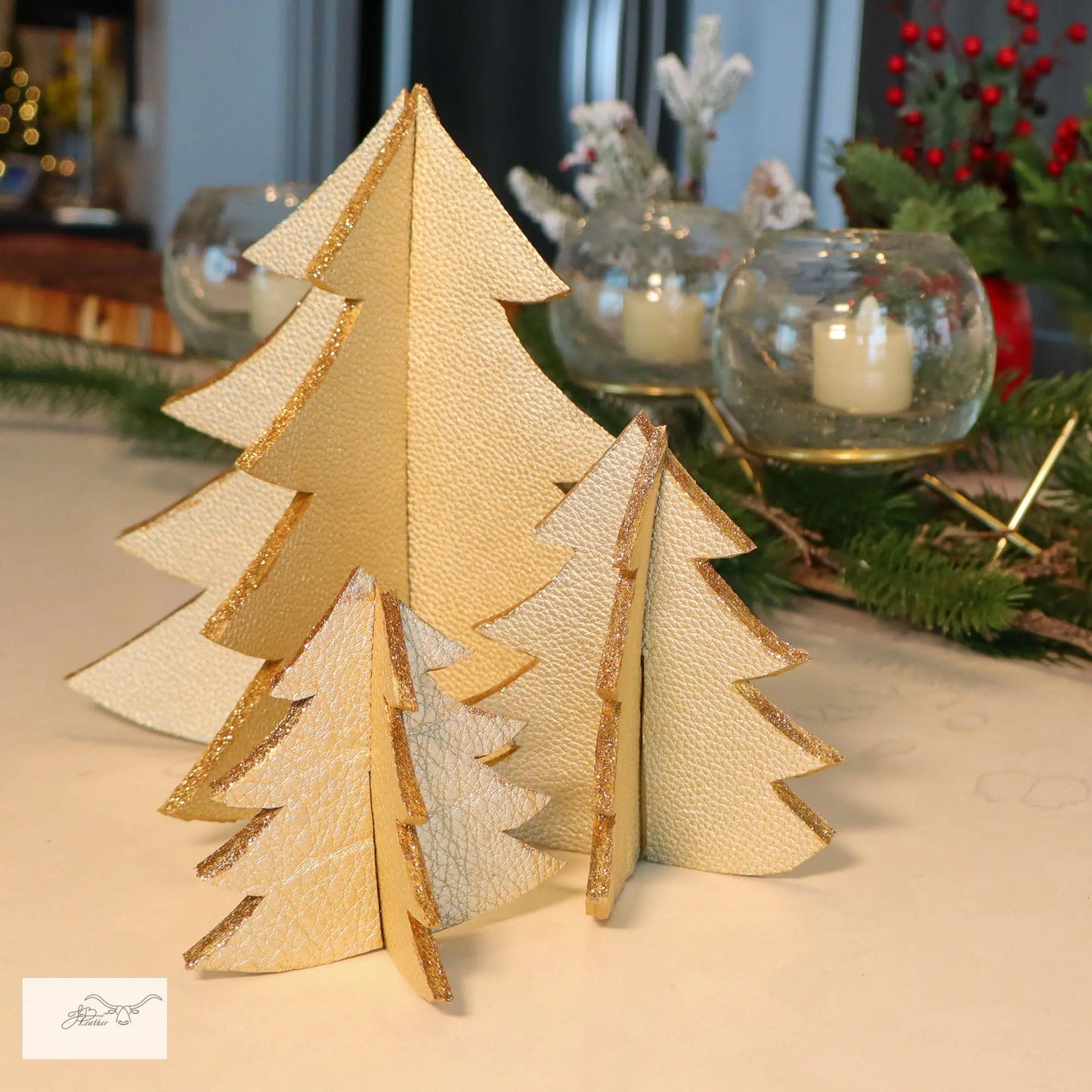 Holiday Trees - Decor for your festive home that folds flat for easy storage Jon B Leather