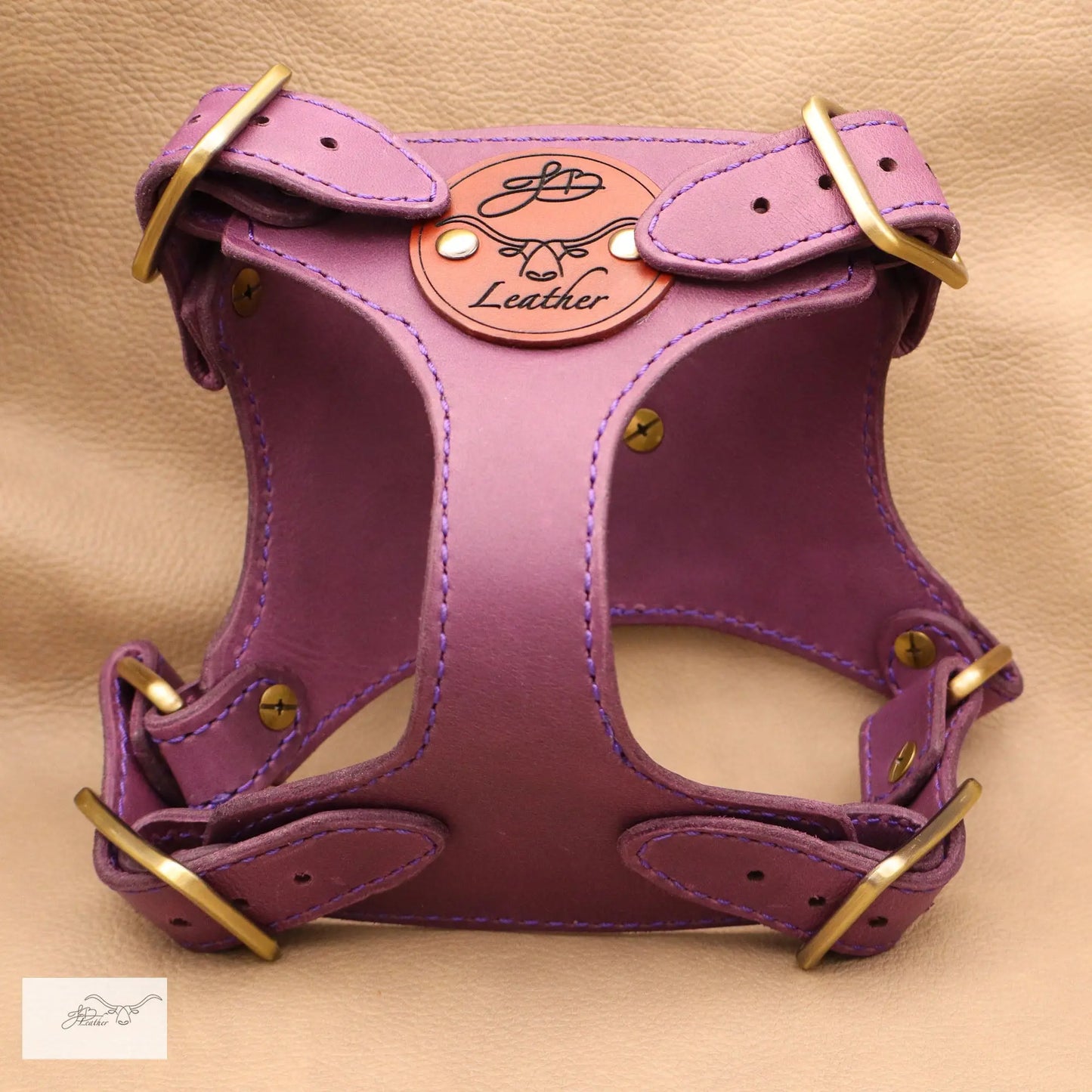 Premium Leather Pet Harness Jon B Leather