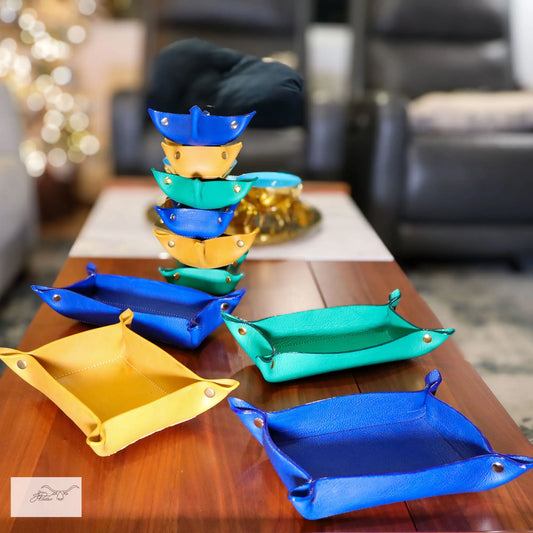 Vibrant Valet Tray from Jon B Leather Jon B Leather