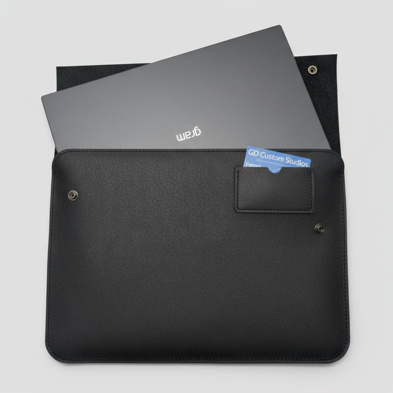 Laptop Sleeve Lined in Suede