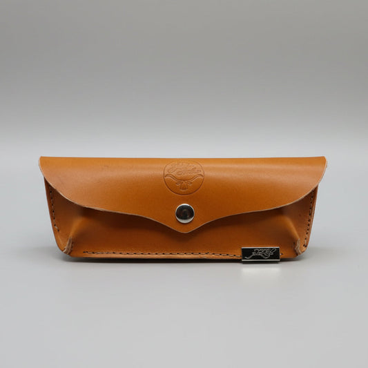 Timeless Vision - Artisan Full Grain Leather Eyeglass Case