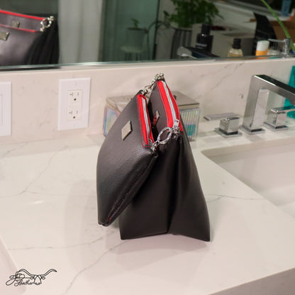 Travel Accessories Bag - Clip-It Pouch - Jon B Leather