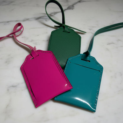 Travelers Mark - Leather Luggage Tag