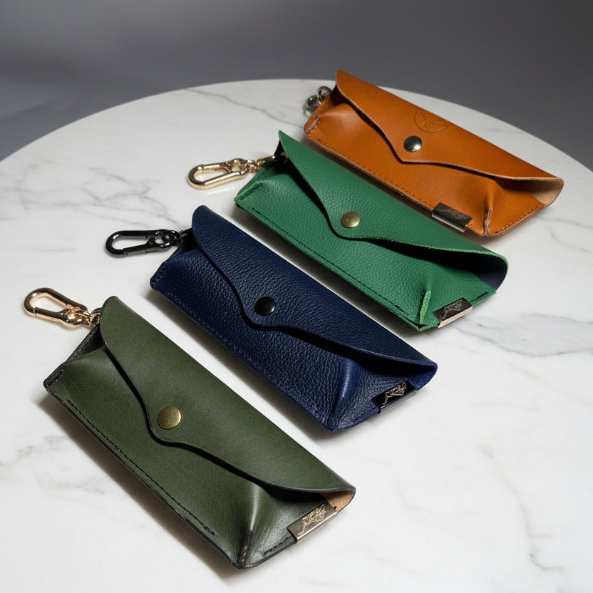 Timeless Vision - Artisan Full Grain Leather Eyeglass Case