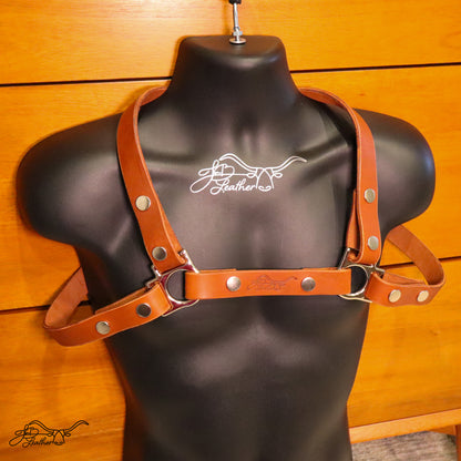 Cross-X Strap Harness - Jon B Leather