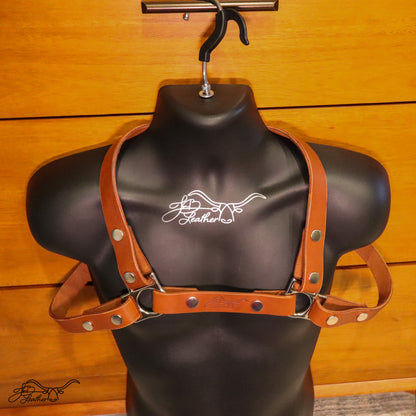 Cross-X Strap Harness - Jon B Leather