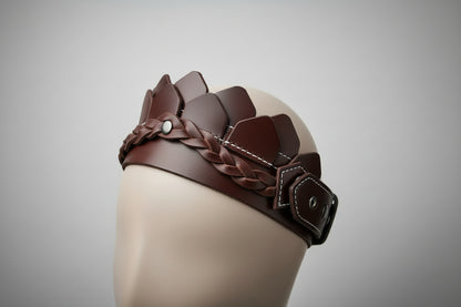 Warrior's Pride Leather Crown