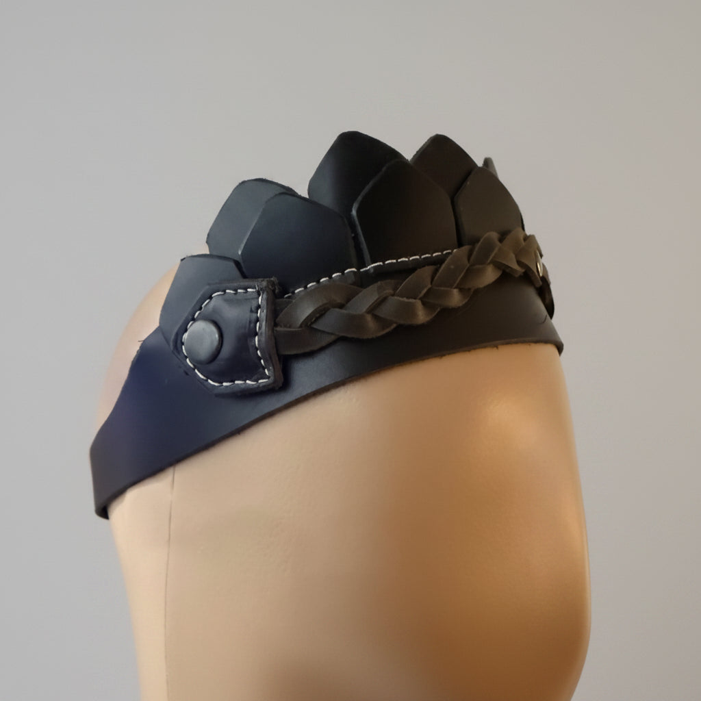 Warrior's Pride Leather Crown