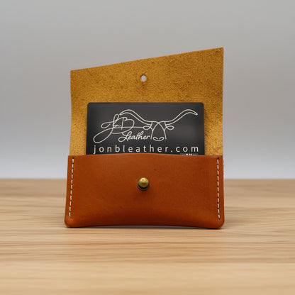 Geometric Card Holder - Jon B Leather
