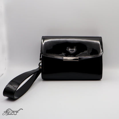 Patent Leather Wristlet Clutch - Jon B Leather