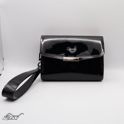 Patent Leather Wristlet Clutch - Jon B Leather