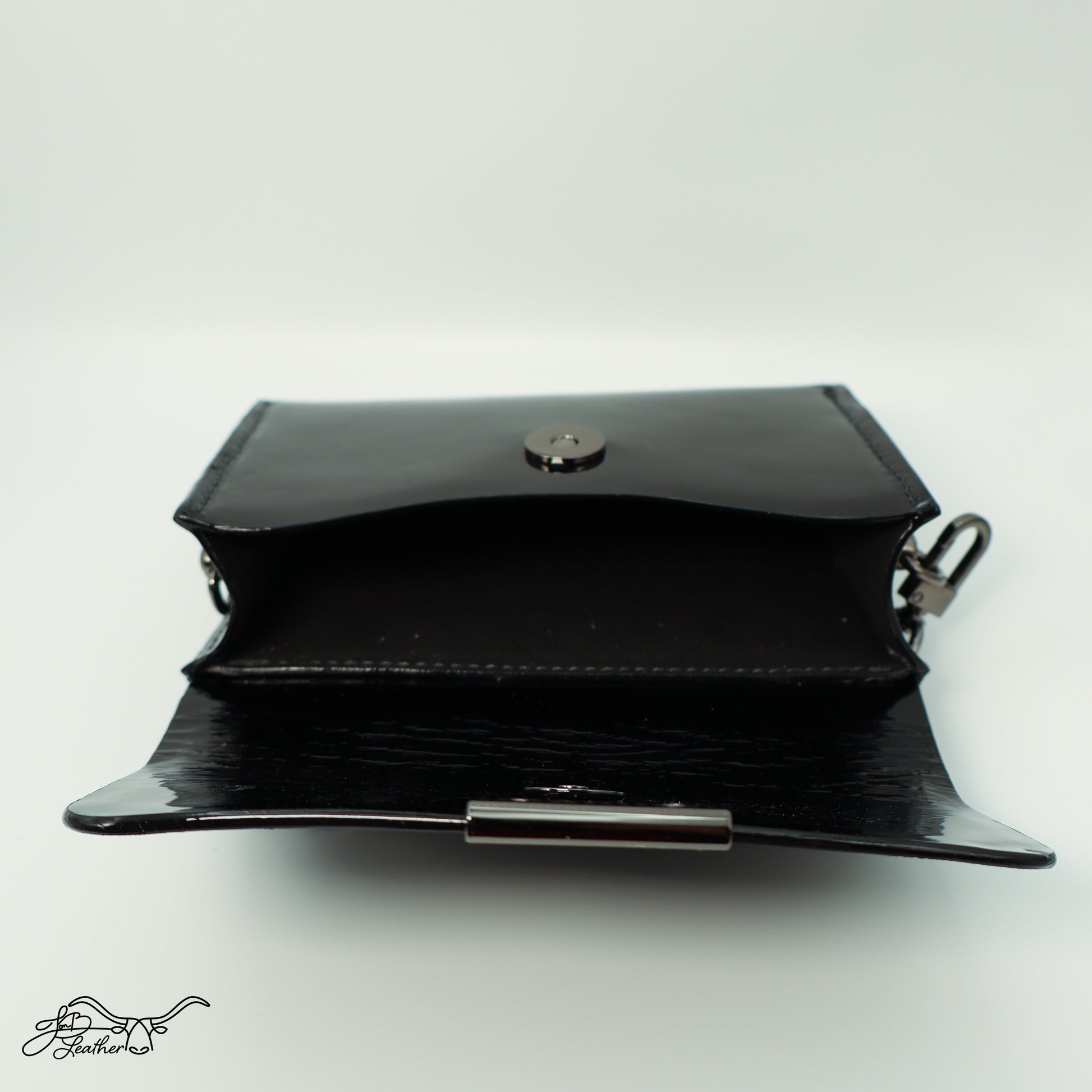 Patent Leather Wristlet Clutch - Jon B Leather