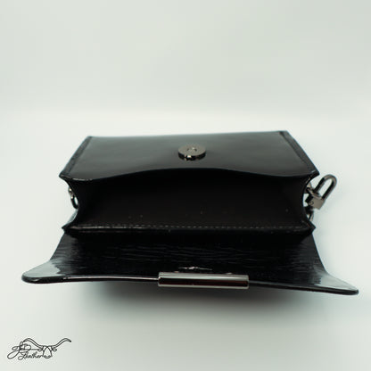 Patent Leather Wristlet Clutch - Jon B Leather