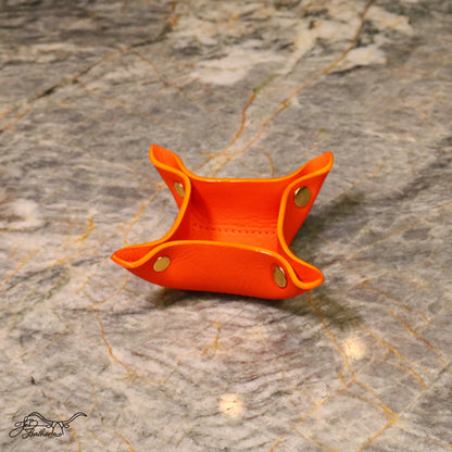 A Vibrant Valet Tray Small Square - Jon B Leather