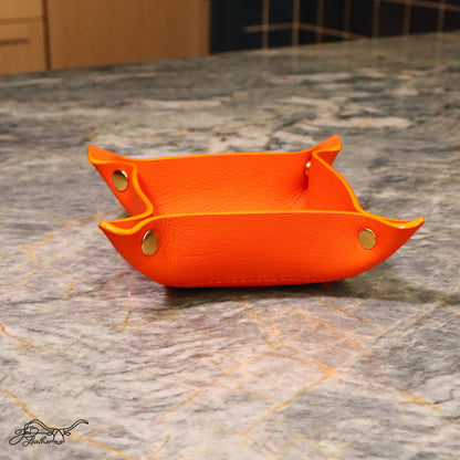 A Vibrant Valet Tray Medium Square - Jon B Leather
