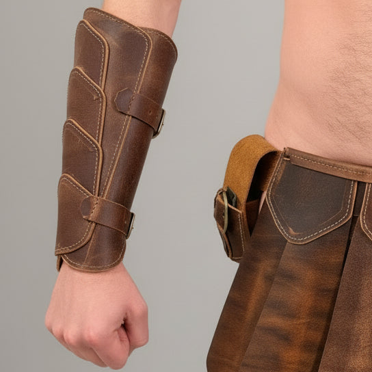 Warrior's Pride Leather Armbands