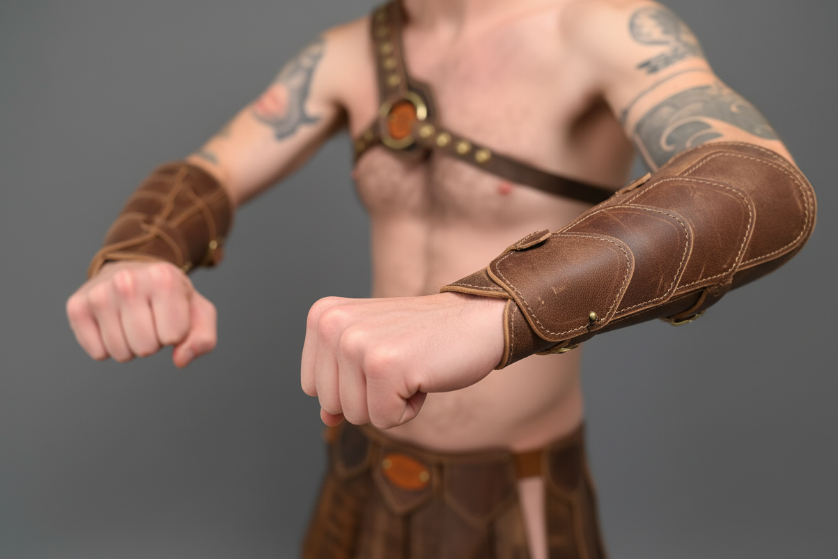 Warrior's Pride Leather Armbands