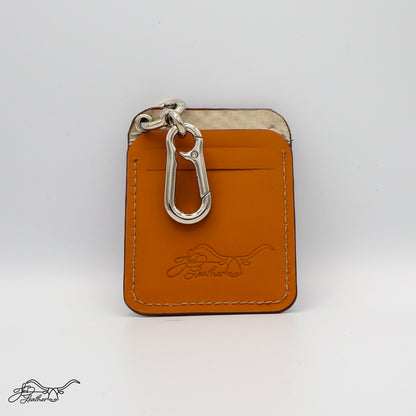Python Embossed Card Wallet - Jon B Leather