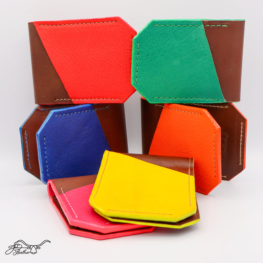 7 Card Color Flip Bi-Fold Wallet