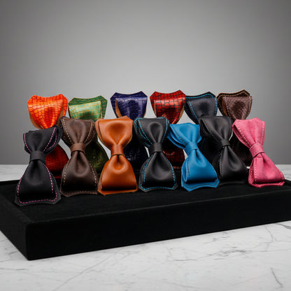 Leather Bow Tie - Jon B Leather