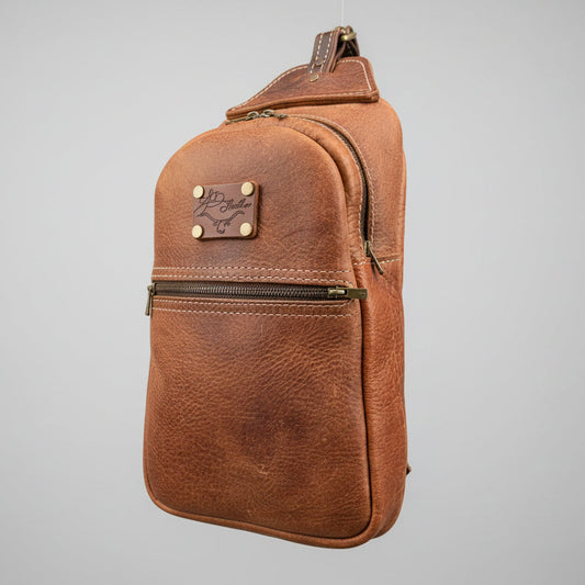 Bison Leather Sling Bag | Convertible Backpack