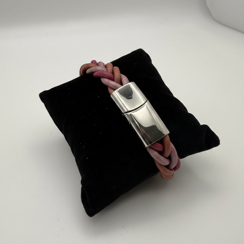 Braided Leather Cord Bracelet