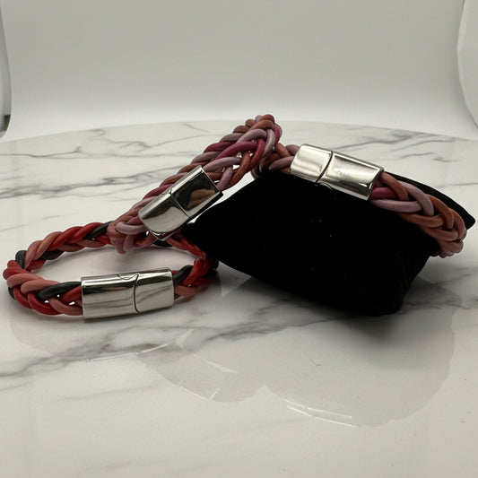 Braided Leather Cord Bracelet