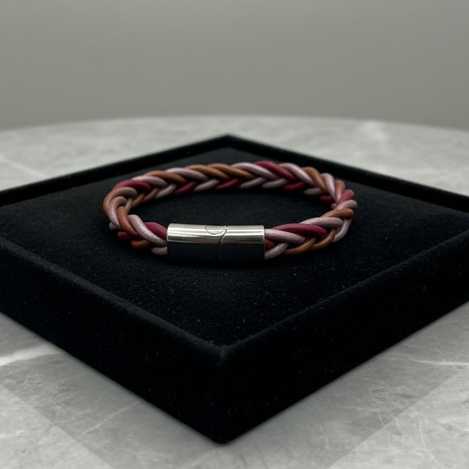 Braided Leather Cord Bracelet