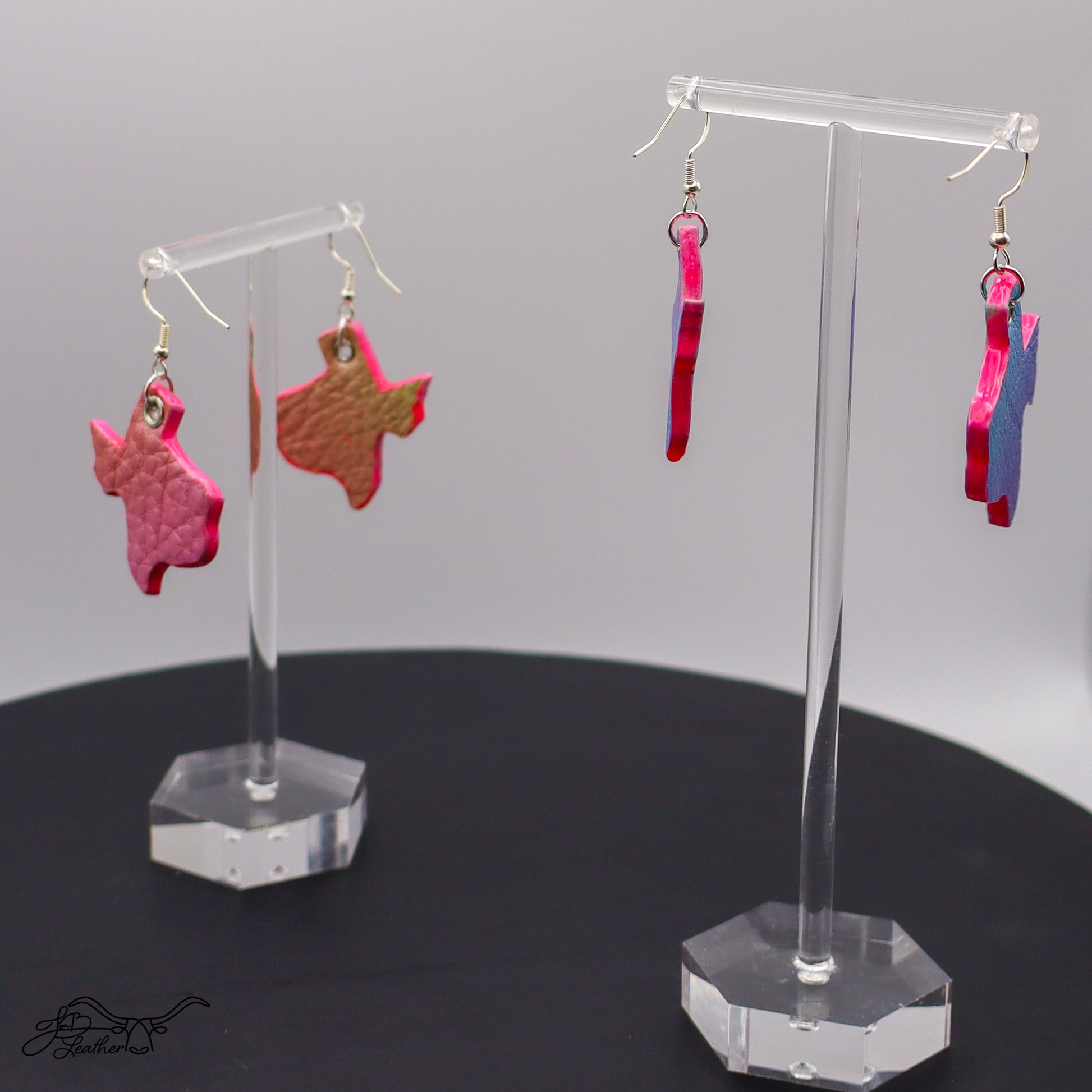 Texas Earrings - Jon B Leather
