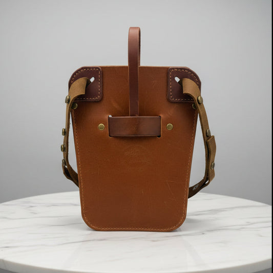 Equestrian Leather Phone Pouch