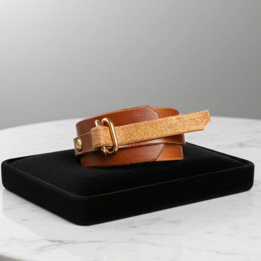 Full Grain Leather Cuff Bracelet